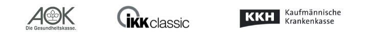 Logos der Krankenkassen